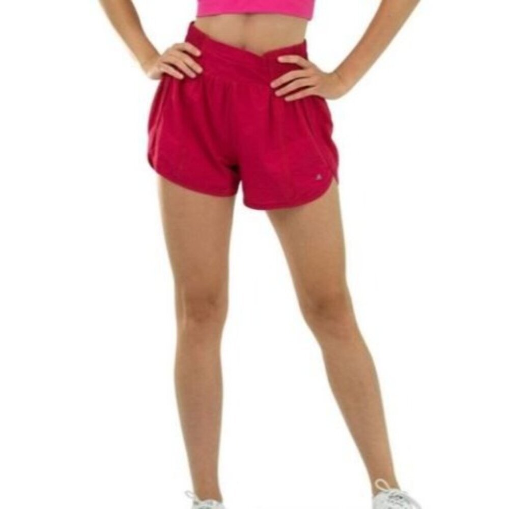 Balance Athletica Breeze Shorts in Hibiscus Pink Large Athletic
